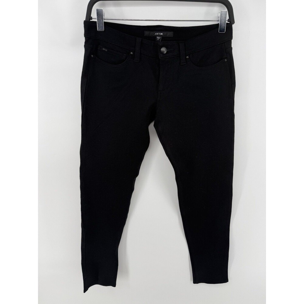 Joe’s Jeans Womens Black Skinny Stretch Jeans Size 27 Mid Rise